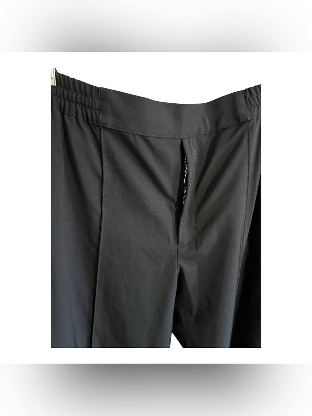 Tiffany & Co. Black Women's High-Rise Trousers with Zip Fly - Picture 4 of 6